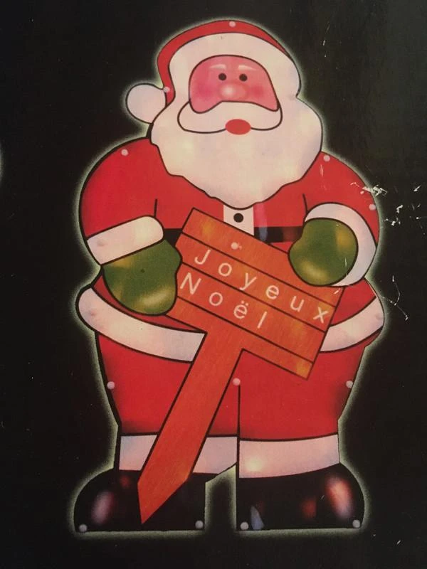 Pere noël lumineux